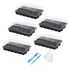 Toque Seedling Tray 5 Pack Starter Kit With Vented Dome For Greenhouse Black-2100034985904967688