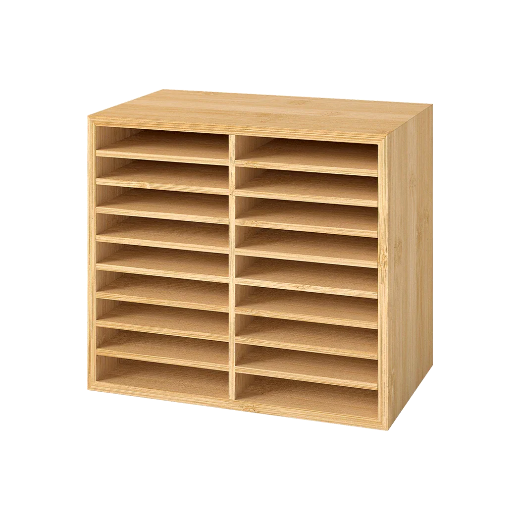 Levede Bamboo Marker Organizer Large Capacity Holder-2029387216006025224