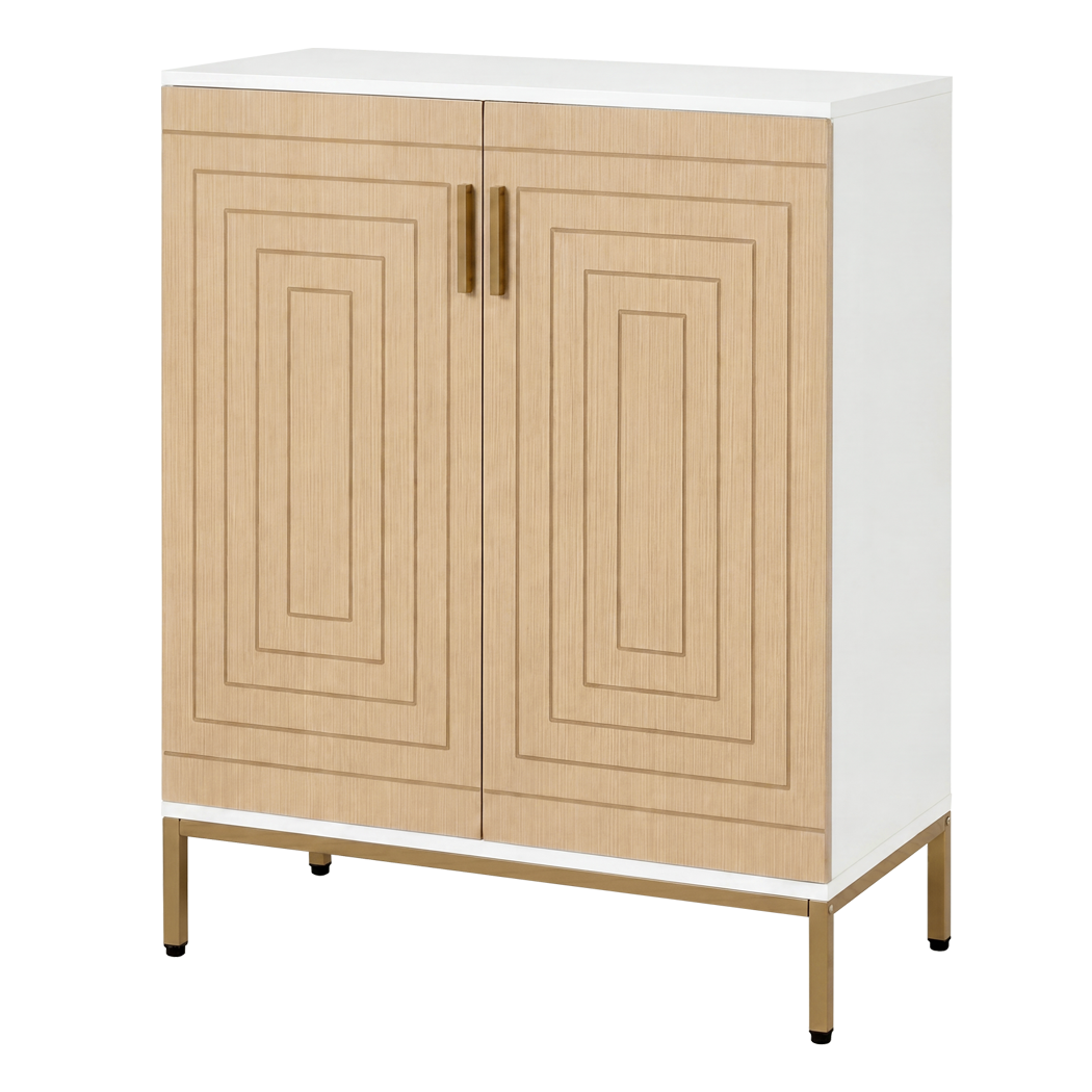 Levede Shoe Cabinet Adjustable Shelves 20 Pairs 5-Tier Shoe Rack Entryway White-2100034947745189896