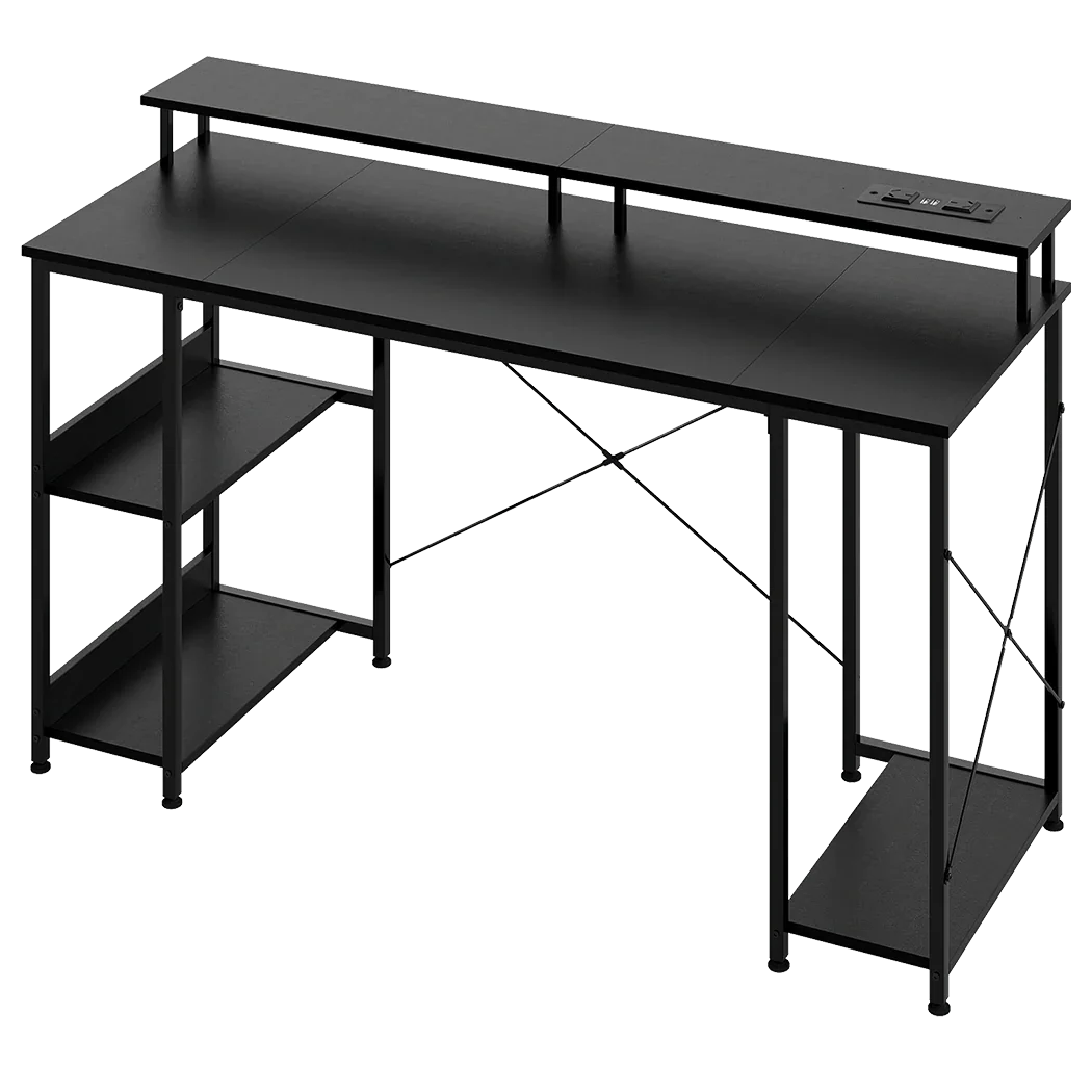 Levede Gaming Desk Computer Table Monitor Shelf 140cm-2050056910996115464