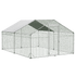 Pawz 400x300x194cm Large Metal Walk-in Chicken Coop Cage-1894516808476659720