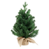 Santaco Christmas Tree 63cm Mini Xmas Tree 75 PVC Branches PVC Burlap Green-2100035037390049288