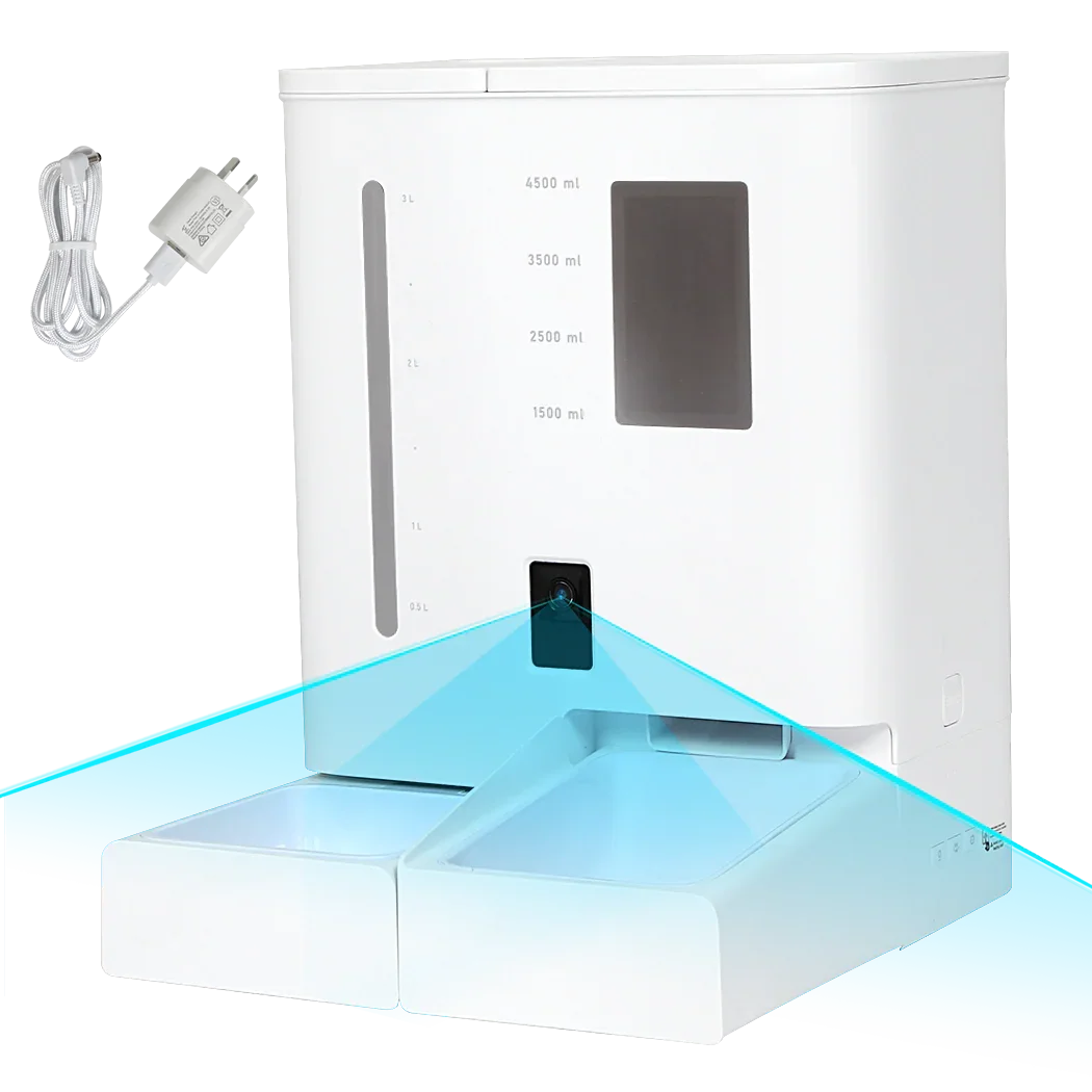 Pawz 2-in-1 Automatic Pet Cat Dog Feeder Water Set-2006732706452475912