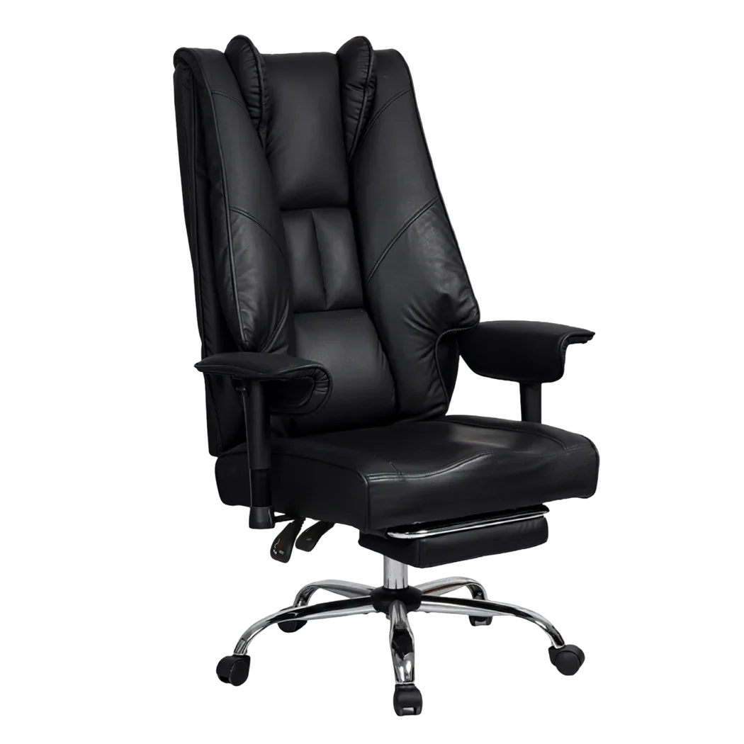 Levede Heavy Duty Office Chair Tall PU Leather High Back Computer Work Seat-2050056783036289032