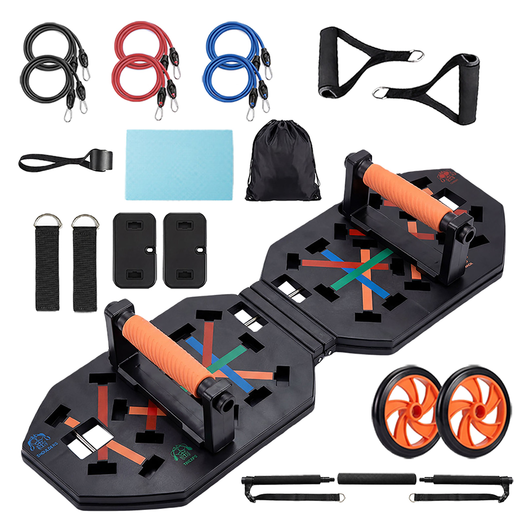 Centra Push Up Board Rack Stand Grip Bar Handle Muscle Train Gym Workout Fitness-2050059019950886920