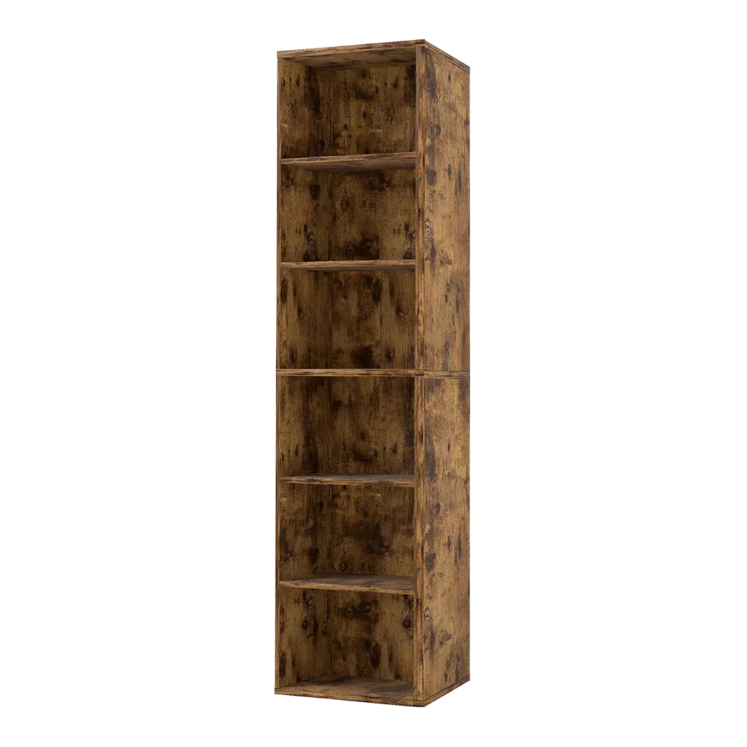 Levede BookShelf Storage Shelves 6 Tier Bookcase Display Unit Organizer Cabinet-2050056761150410761