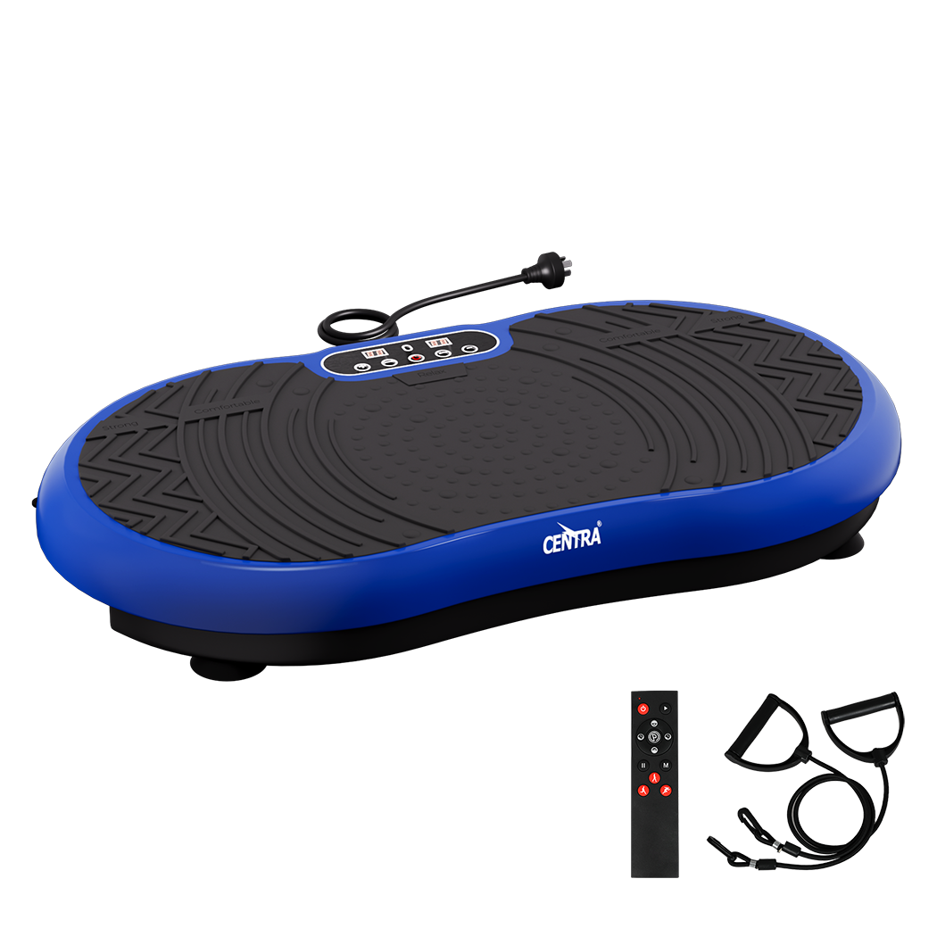 Centra Vibration Plate Train Exercise Machine Blue-1919892817962995720