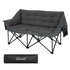 Levede Double Camping Chair Folding Outdoor Portable Fishing Picnic Travel Seat-2050056782503612424