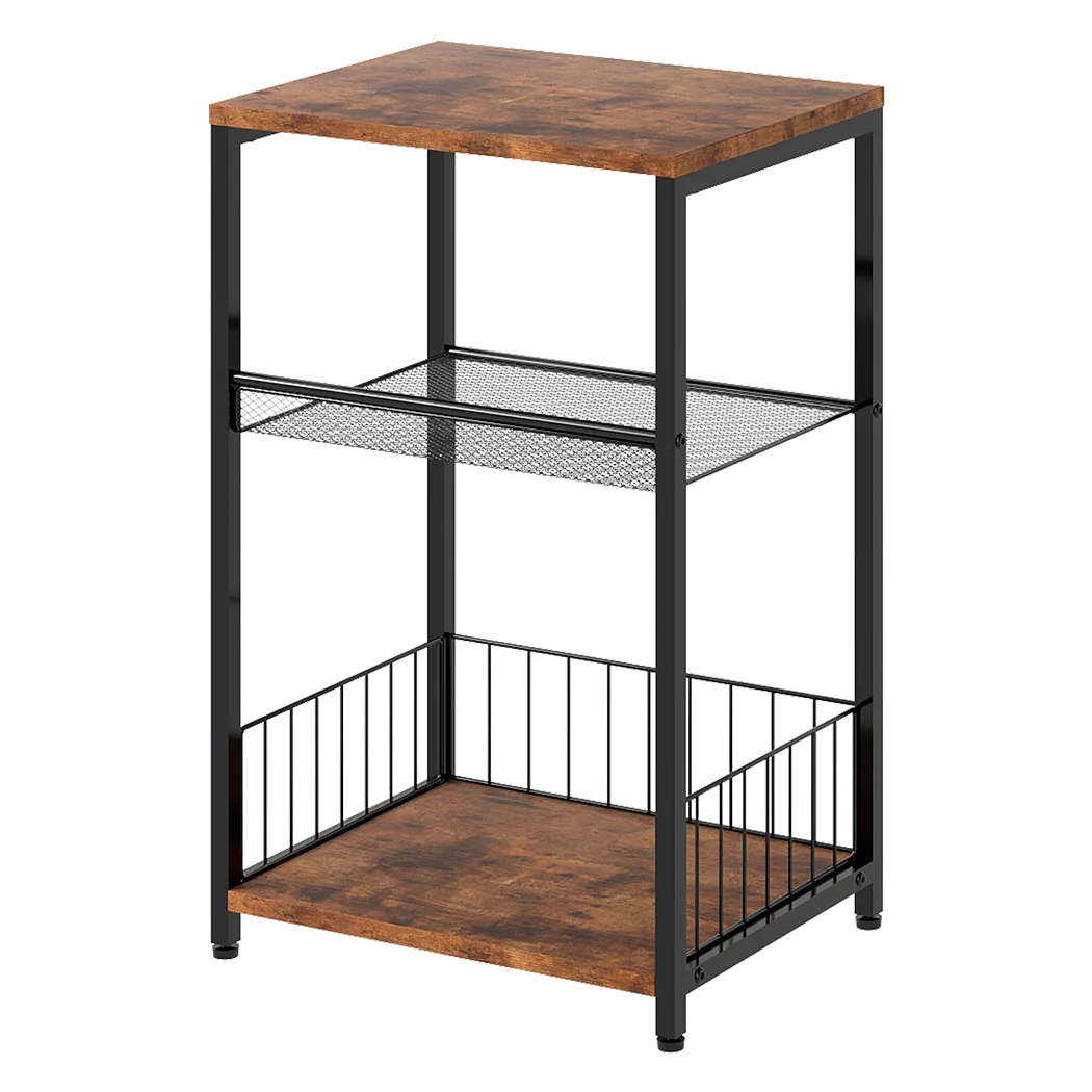 Levede Side Table 3-Tier Storage Shelf Modern Table-2050056751566426120