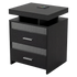 Levede Smart Bedside Table Charging Station Motion Sensor Modern Nightstand-2050056780108664840