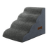 Pawz 4 Steps Pet Stairs Dog Ramp High Density Foam Grey-1919278361717379080