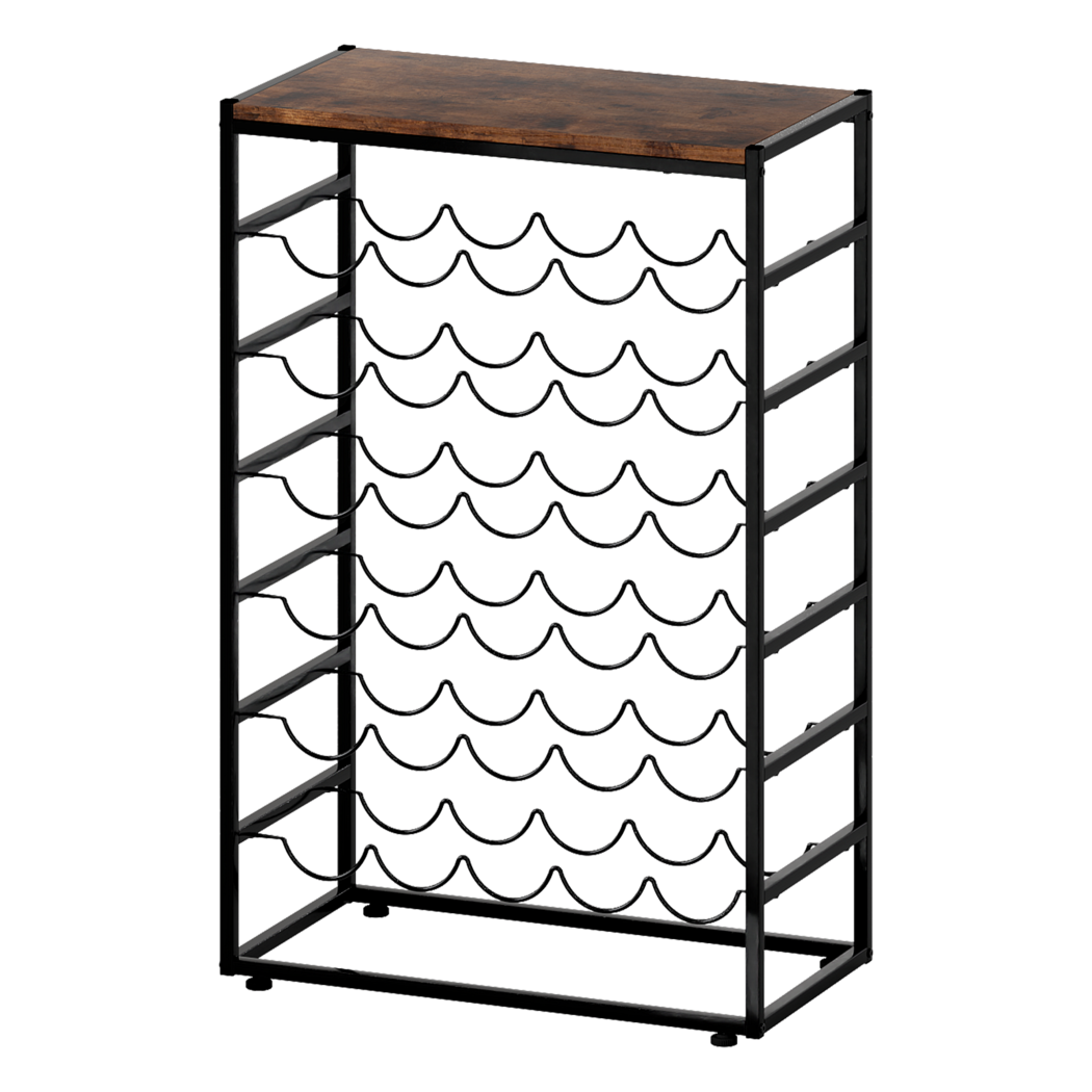 Levede 30 Bottles Wine Rack 6 Tiers Wine Shelves Holder-2011971107518812168