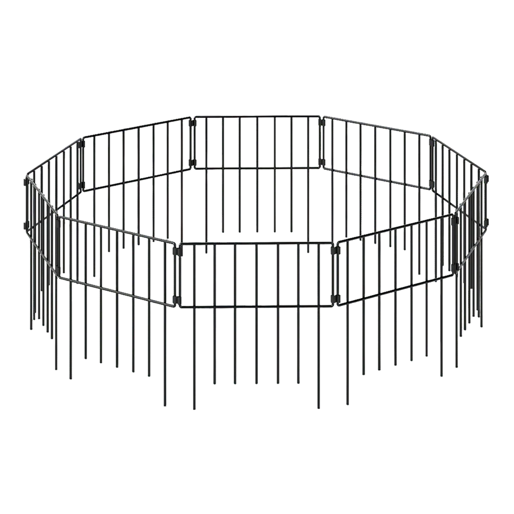Mountview 10 Pcs Garden Fence Border Rustproof Metal-2050056905409302535