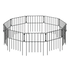 Mountview 10 Pcs Garden Fence Border Rustproof Metal-2050056905409302535
