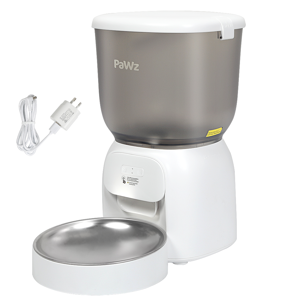 Pawz 4L Automatic Pet Feeder Dog Cat Wifi App-1919278361356668936