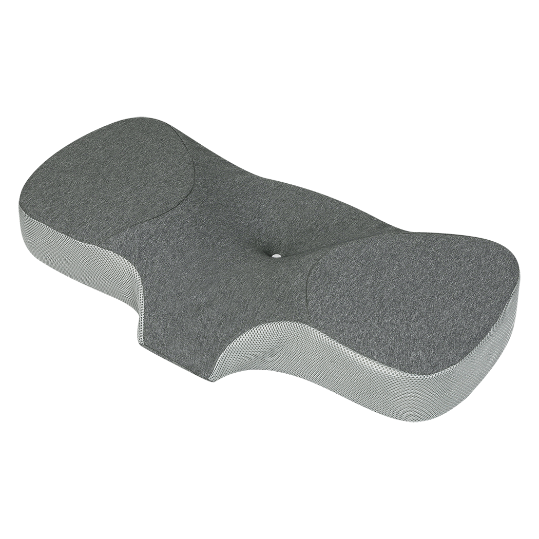 Dreamz Memory Foam Pillow Pillowcase Supprt Grey Rebound-2029387207172821000
