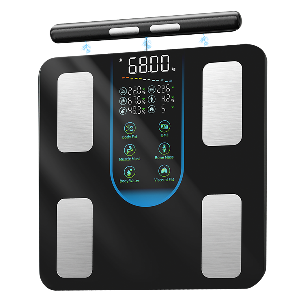 Centra Smart Scale for Body Fat Bathroom Digital Pregnancy BMI Monitor Bluetooth-2050056788929286152