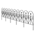 Mountview Decorative Garden Fence 5-Panel Animal Barrier Flower Edging Border-2072893570720862216