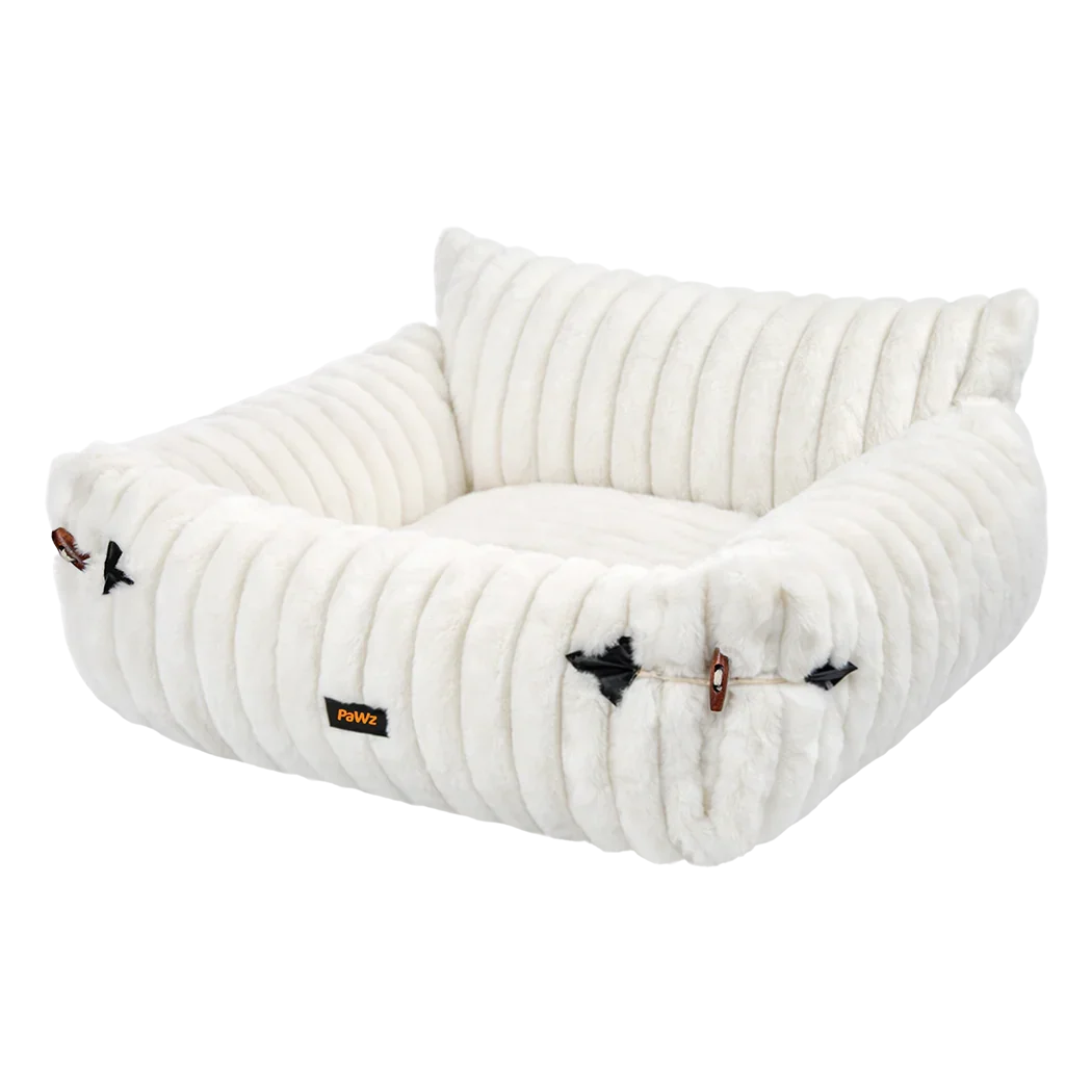Pawz Cat Bed Extended Soft Plush Lounge Sofa Couch Pet Small Dog Removable Cover-2050056783430553608