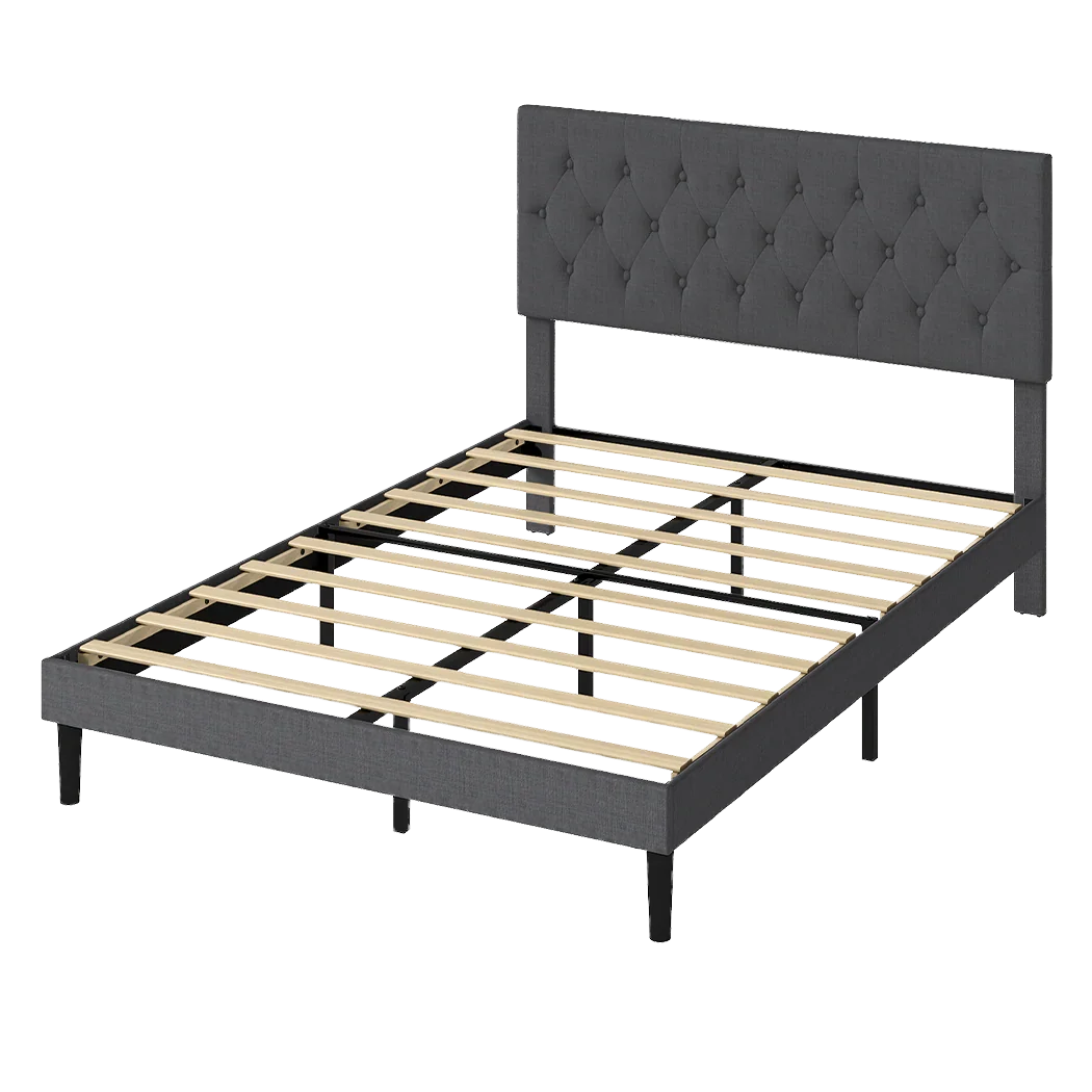 Levede Bed Frame Upholstered Platform Mattress Base Queen-2050056909104484360