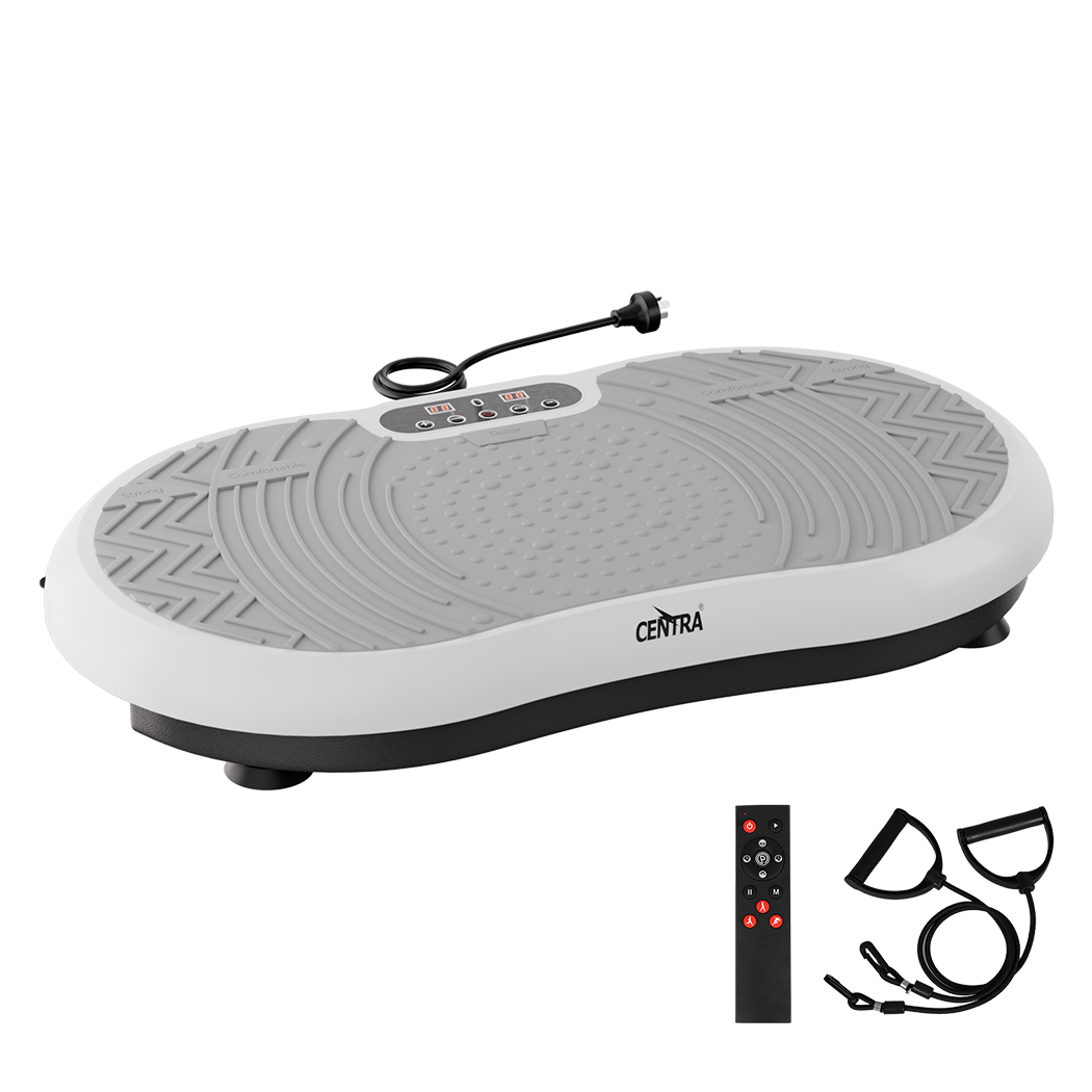 Centra Vibration Plate Train Exercise Machine White-1919892818109796360