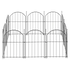 Mountview 10 Pcs Garden Fence Border Rustproof Metal-2050056905753235463