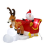 Santaco Christmas Inflatables Outdoor Santa Claus Reindeer Sleigh Lights Decor-1950769999287291912