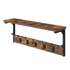 Levede Coat Rack Shelf Wall Mounted 7 Hooks Wall Floating Hat Rack Living Room-2050059009976832008