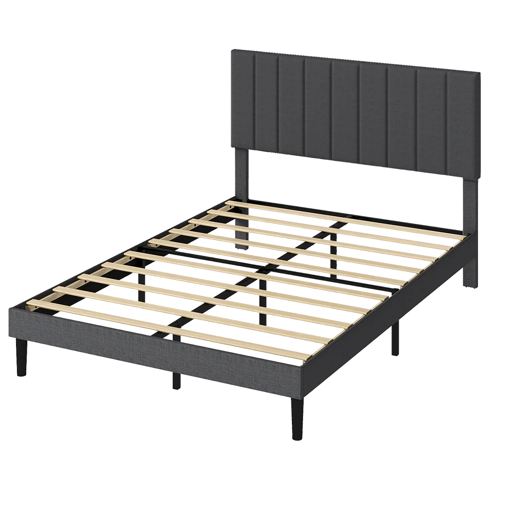 Levede Bed Frame Upholstered Platform Mattress Base Queen-2050056908676665352