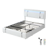 Levede King Bed Frame Leather Headboard RGB 2 Drawers-2050056740011118600