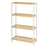 Levede Bamboo Storage Rack 4 Tier Shelf Shoe Organiser-2050056914347364360