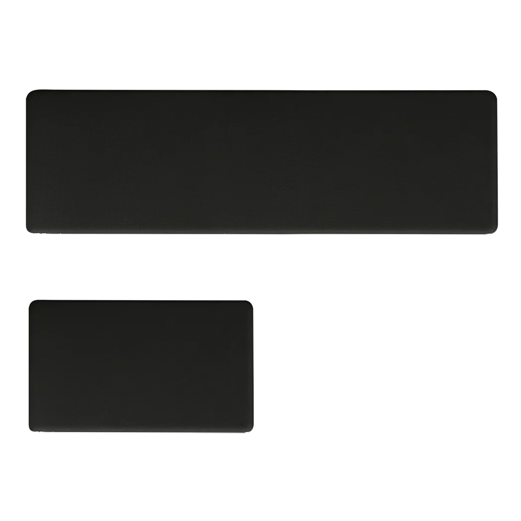 Marlow Kitchen Rug 2PCS Non Slip Anti Fatigue Mat Black-2029387204735930376