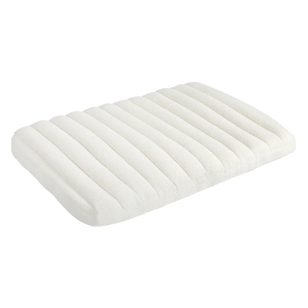 Pawz XL Size Orthopedic Dog Bed with Sherpa Plush Removable Cover in White-2018816753253093384