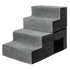 Pawz 4 Steps Pet Stairs Dog Ramp High Density Foam Grey-2006732767437656072