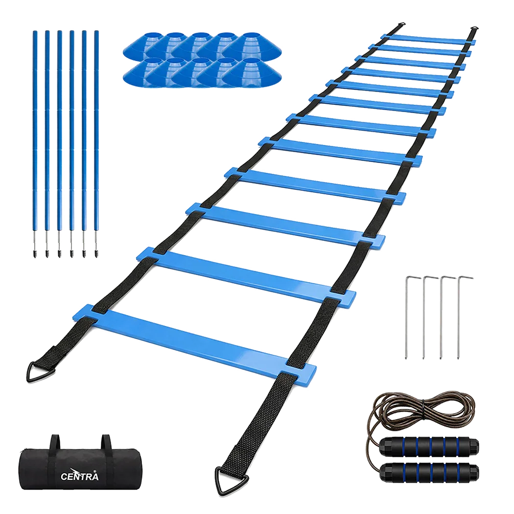 Centra Soccer Agility Training Poles Set Includes 6 Agility Poles Agility Ladder-2050059020542283784