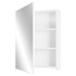 Levede Bathroom Mirror Cabinet Wall Mounted 45cm Adjustable Shelves White-2109799584778358793