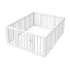 BoPeep Large Baby Playpen HDPE Safety Fence with 36 Suction Cups Indoor White-2100034970889359368