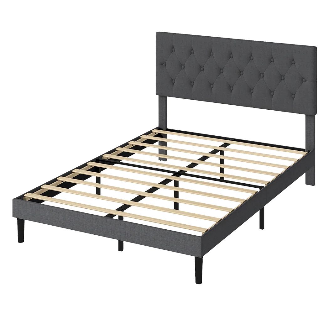 Levede Bed Frame Upholstered Platform Mattress Base Double-2050056908886380552