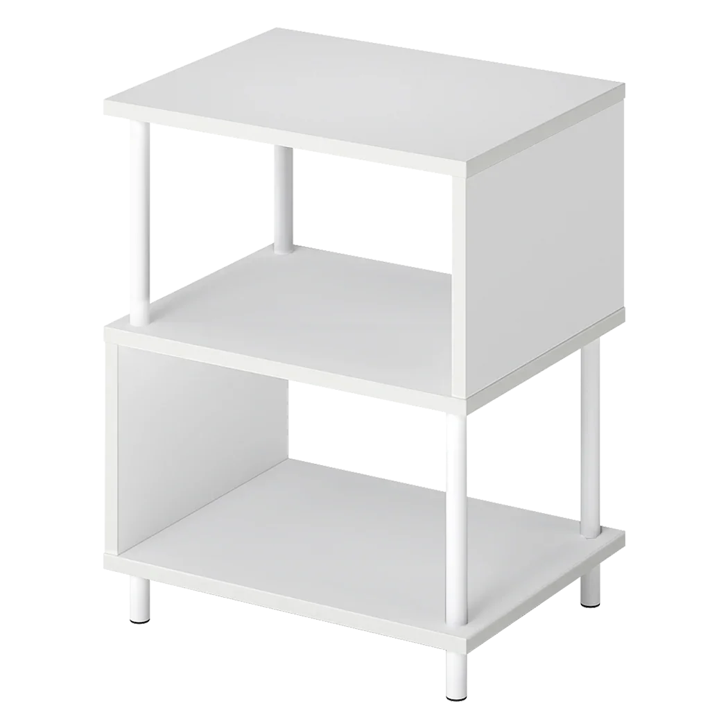 Levede Modern Side Table 3‑Tier Storage Bedside Table-2050056752447229960