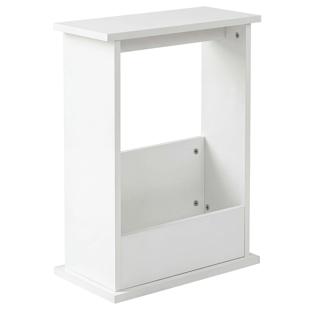 Levede Narrow End Table Modern Office Side Table Magazine Rack Bedside Storage-2061251866033000456