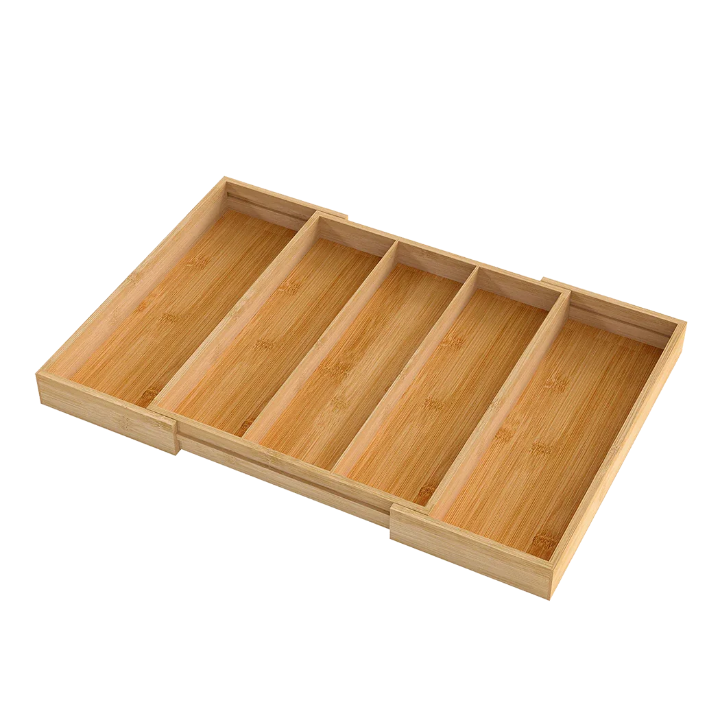 Toque Bamboo Expandable Kitchen Drawer Organizer Storage-2006732763281100808
