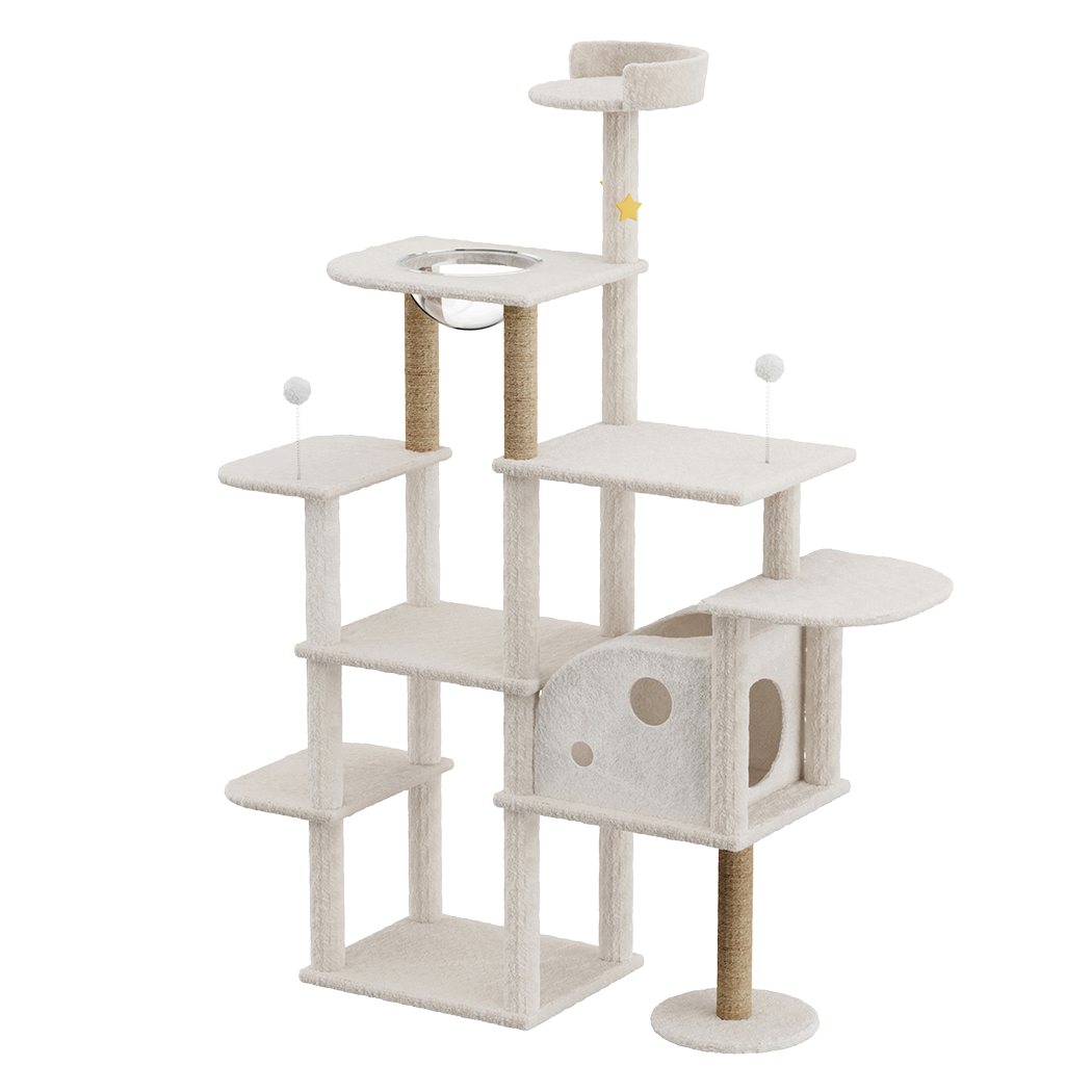 Pawz Cat Tree Tower Large Scratcher Condo House 172cm-1937319822299893768