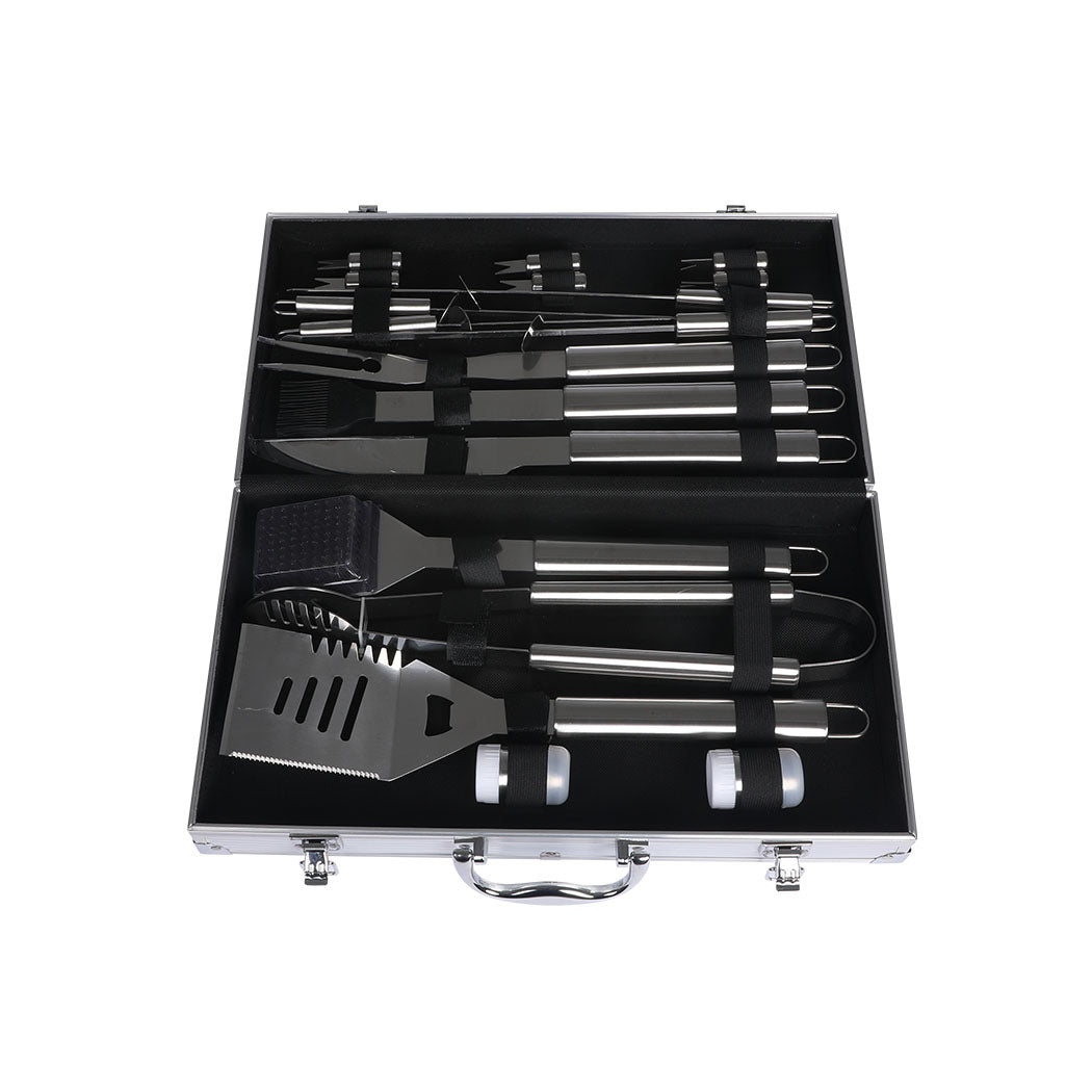 Moyasu 18Pcs BBQ Tool Set Stainless-1864183157444710404