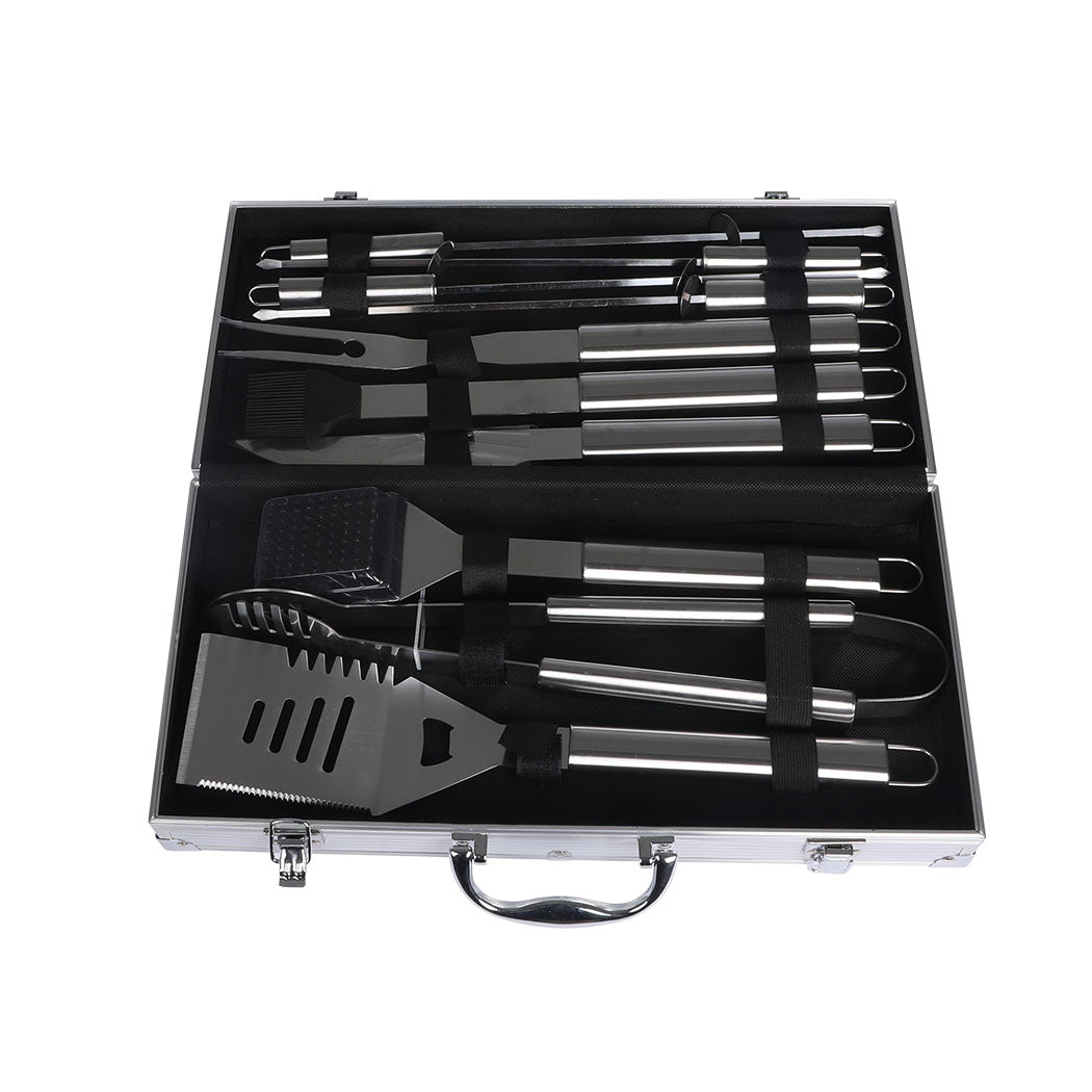 Moyasu 10Pcs BBQ Tool Set Stainless-1886651053047418884
