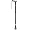 Adjustable Black Walking Stick with Folding Design and Shock Absorbing Tip-2087923993645060097