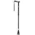 Adjustable Black Walking Stick with Folding Design and Shock Absorbing Tip-2087923993645060097