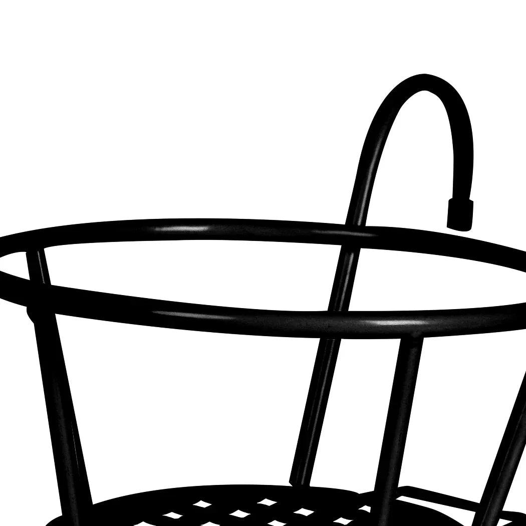 Levede 1x Flower Holder Plant Stand Black-2006732929962741765