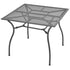 Garden Table 90x90x72 cm Steel Mesh