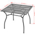 Garden Table 90x90x72 cm Steel Mesh