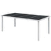 Garden Table 190x90x74 cm Black Steel